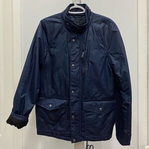 Banana Republic Navy Field Jacket Coat Size Small Weather Resistant